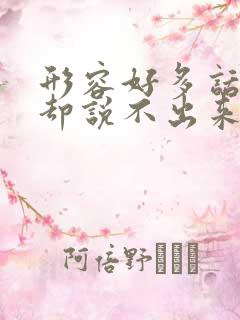 形容好多话想说却说不出来的诗句