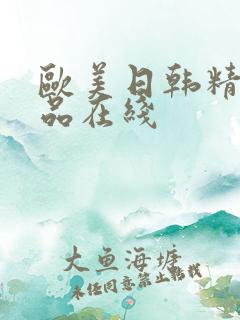 欧美日韩精品精品在线