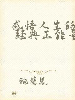 感悟人生的句子 经典正能量短句