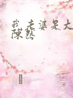 我老婆是大明星陈然