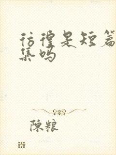 彷徨是短篇小说集吗