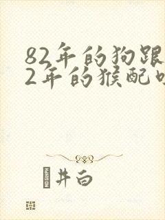 82年的狗跟92年的猴配吗