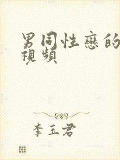 男同性恋的真实视频