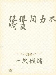 狠狠用力不要停啊爽