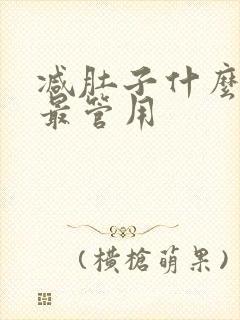 减肚子什么器械最管用