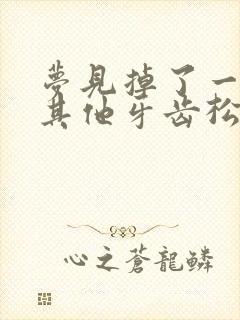 梦见掉了一颗牙其他牙齿松动