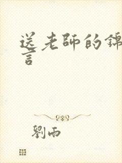 送老师的锦旗语言