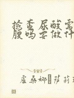 检查尿酸需要空腹吗要做什么检查吗