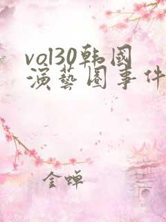 vol30韩国演艺圈事件