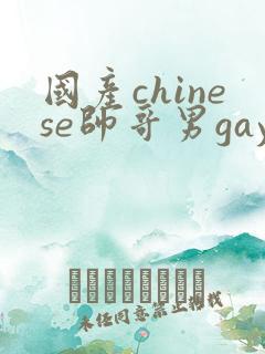 国产chinese帅哥男gay网站