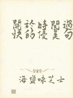 关于时间过得很快的优美句子