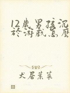 12岁男孩沉迷于游戏怎么办