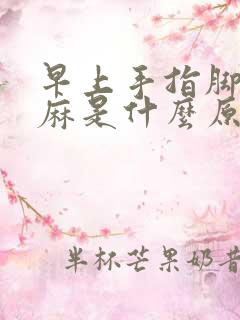 早上手指脚趾发麻是什么原因