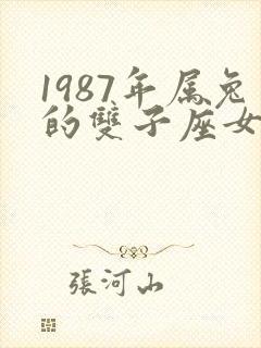 1987年属兔的双子座女生命运