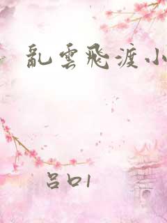 乱云飞渡小说
