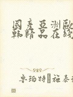 国产亚洲欧美日韩精品在线