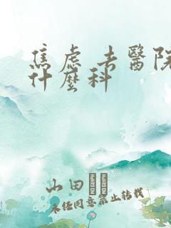 焦虑 去医院挂什么科