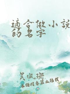 适合做小说女主的名字