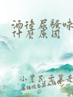 酒后尿骚味重是什么原因