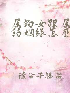 属狗女跟属马男的姻缘怎么样