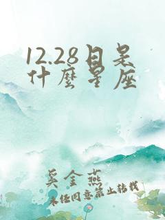 12.28日是什么星座