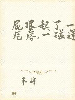 屁眼起了一个硬疙瘩,一碰还疼