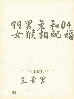 99男兔和04女猴相配婚姻如何