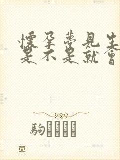 怀孕梦见生女孩是不是就会生女孩