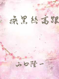 操黑丝高跟御姐