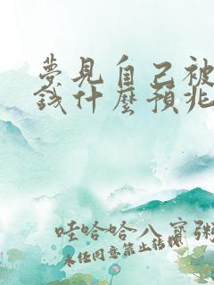 梦见自己被偷了钱什么预兆