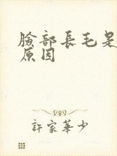 脸部长毛是什么原因