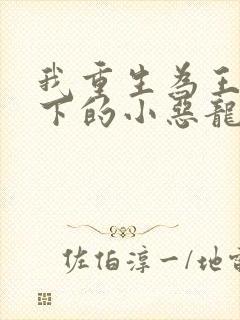 我重生为王子殿下的小恶龙漫画免费