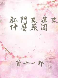 肛门又痒又疼是什么原因