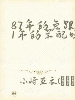 87年的兔跟91年的羊配吗