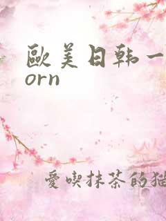 欧美日韩一区porn