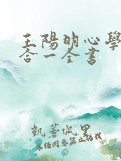 王阳明心学知行合一全书