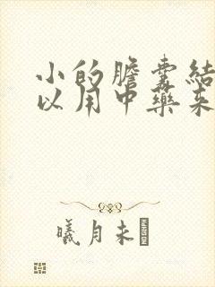 小的胆囊结石可以用中药来排石吗