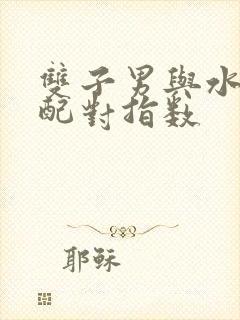 双子男与水瓶女配对指数