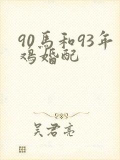 90马和93年鸡婚配