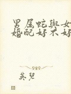 男属蛇与女属马婚配好不好