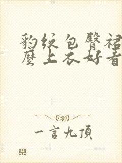 豹纹包臀裙配什么上衣好看