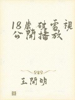18岁破处视频公开播放
