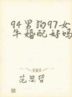 94男狗97女牛婚配好吗