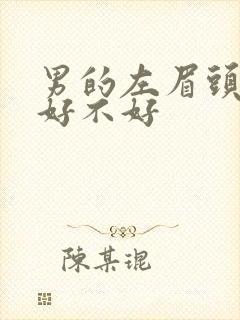 男的左眉头有痣好不好