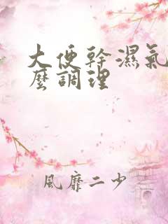 大便干湿气重怎么调理