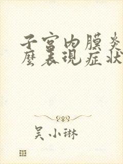 子宫内膜炎有什么表现症状