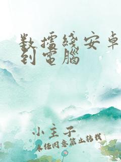 数据线安卓投屏到电脑