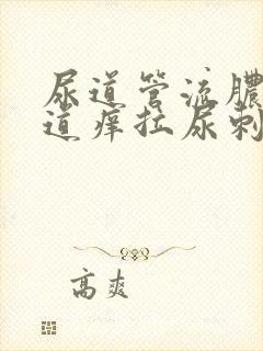 尿道管流脓,尿道痒拉尿刺痛