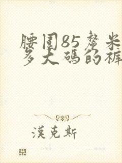 腰围85厘米是多大码的裤子