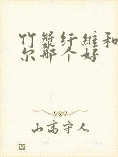 竹浆纤维和莫代尔哪个好